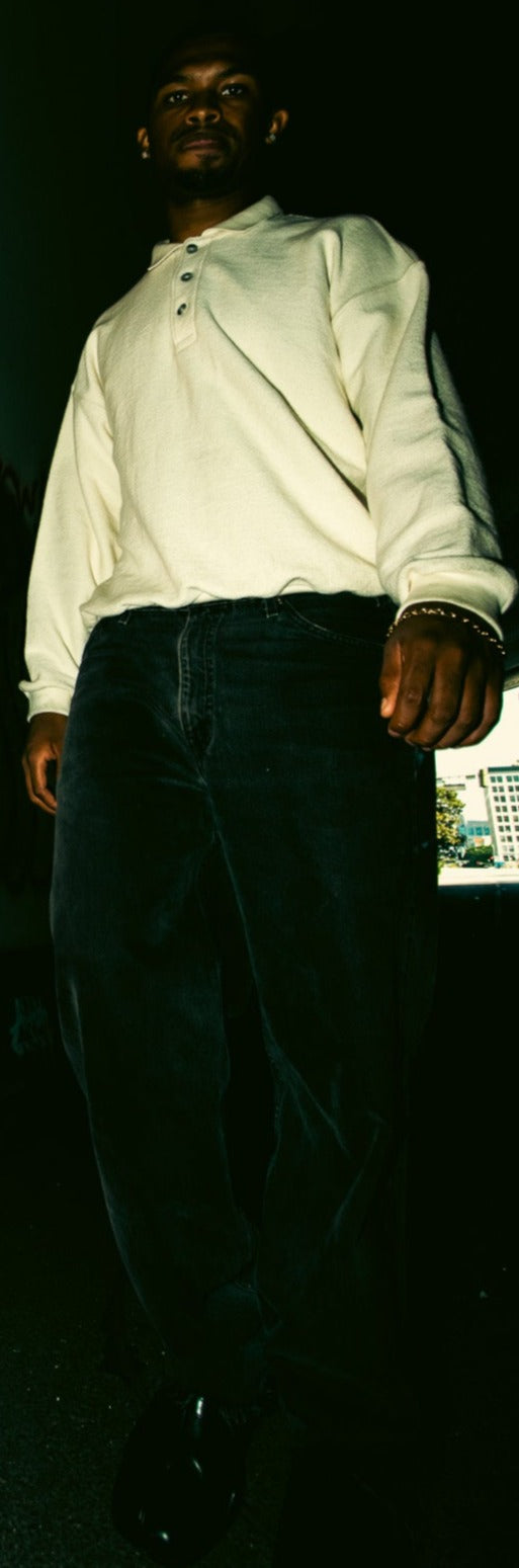 Hobnail Knitted Polo